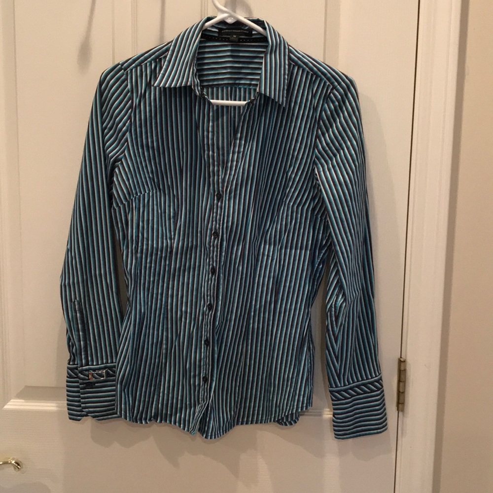 Fitted Express button down shirt
